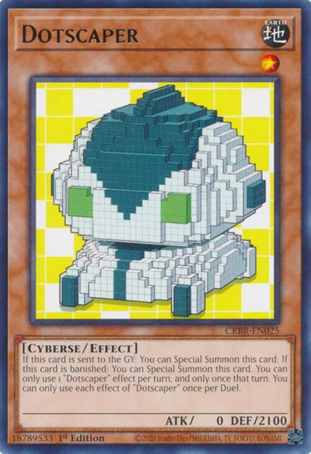 Dotscaper - Crossover Breakers YuGiOh trading card