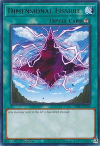 Dimensional Fissure - Crossover Breakers (CRBR) #CRBR-EN030 - Rare YuGiOh Trading Card