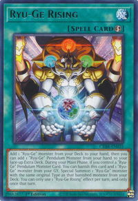 Ryu-Ge Rising - Crossover Breakers (CRBR) #CRBR-EN035 - Rare YuGiOh Trading Card