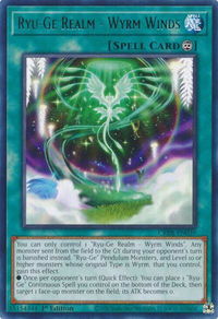 Ryu-Ge Realm - Wyrm Winds - Crossover Breakers (CRBR) #CRBR-EN039 - Rare YuGiOh Trading Card