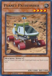 Planet Pathfinder - Crossover Breakers (CRBR) #CRBR-EN042 - Rare YuGiOh Trading Card