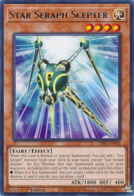 Star Seraph Scepter - Crossover Breakers YuGiOh trading card
