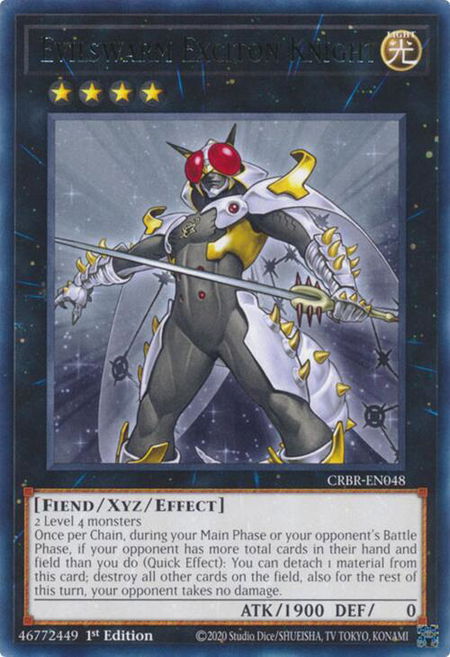 Evilswarm Exciton Knight - Crossover Breakers YuGiOh trading card