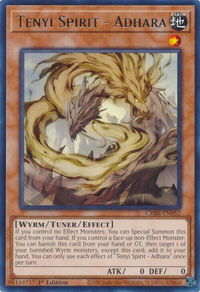 Tenyi Spirit - Adhara - Crossover Breakers (CRBR) #CRBR-EN052 - Rare YuGiOh Trading Card