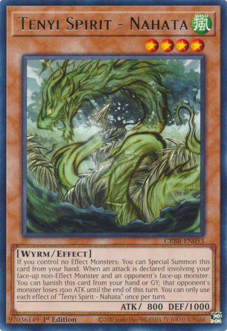 Tenyi Spirit - Nahata - Crossover Breakers YuGiOh trading card