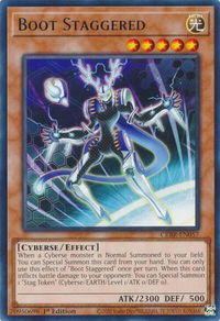 Boot Staggered - Crossover Breakers (CRBR) #CRBR-EN057 - Rare YuGiOh Trading Card