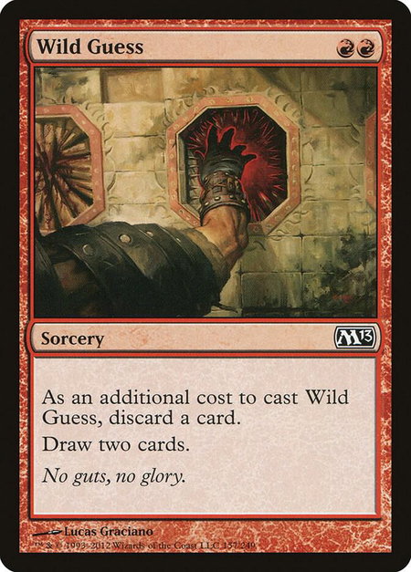 Wild Guess - Magic 2013 (M13) Magic: The Gathering trading card