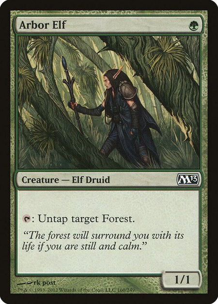 Arbor Elf - Magic 2013 (M13) Magic: The Gathering trading card