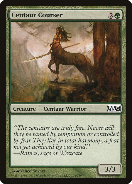 Centaur Courser - Magic 2013 (M13) Magic: The Gathering trading card
