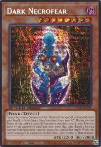 Dark Necrofear (PSR) - Speed Duel: Battle City Finals (SBC2) #SBC2-ENE01 - Prismatic Secret Rare YuGiOh Trading Card
