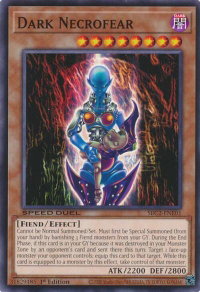 Dark Necrofear - Speed Duel: Battle City Finals (SBC2) #SBC2-ENE01 - Common / Short Print YuGiOh Trading Card