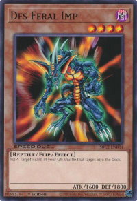 Des Feral Imp - Speed Duel: Battle City Finals (SBC2) #SBC2-ENB04 - Common / Short Print YuGiOh Trading Card