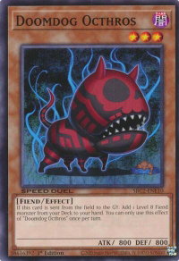 Doomdog Octhros - Speed Duel: Battle City Finals (SBC2) #SBC2-ENE10 - Common / Short Print YuGiOh Trading Card