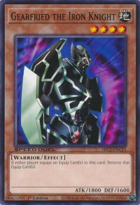 Gearfried the Iron Knight - Speed Duel: Battle City Finals (SBC2) #SBC2-ENC11 - Common / Short Print YuGiOh Trading Card