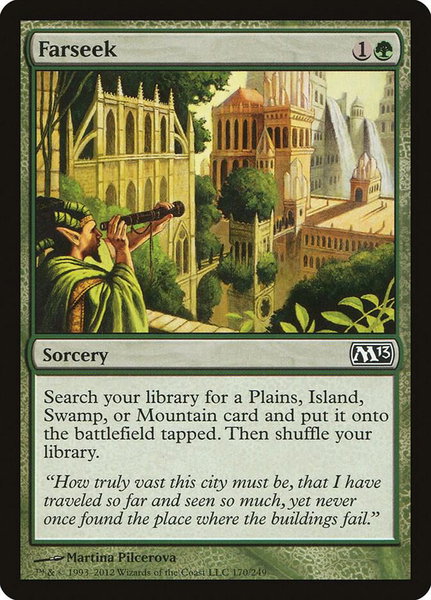Farseek - Magic 2013 (M13) Magic: The Gathering trading card