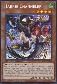 Harpie Channeler (PSR) - Speed Duel: Battle City Finals (SBC2) #SBC2-ENH04 - Prismatic Secret Rare YuGiOh Trading Card