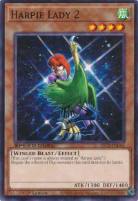 Harpie Lady 2 - Speed Duel: Battle City Finals (SBC2) #SBC2-ENH06 - Common / Short Print YuGiOh Trading Card