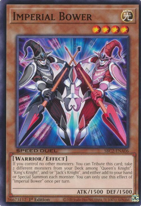 Imperial Bower - Speed Duel: Battle City Finals YuGiOh trading card