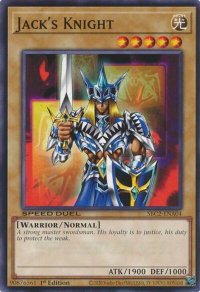 Jack's Knight - Speed Duel: Battle City Finals (SBC2) #SBC2-ENA04 - Common / Short Print YuGiOh Trading Card