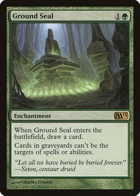 Ground Seal - Magic 2013 (M13) Magic: The Gathering trading card