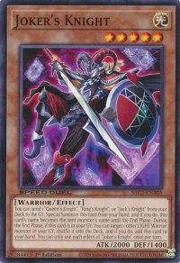 Joker's Knight - Speed Duel: Battle City Finals (SBC2) #SBC2-ENA05 - Common / Short Print YuGiOh Trading Card