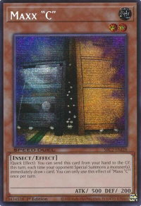 Maxx "C" (PSR) - Speed Duel: Battle City Finals (SBC2) #SBC2-ENI28 - Prismatic Secret Rare YuGiOh Trading Card