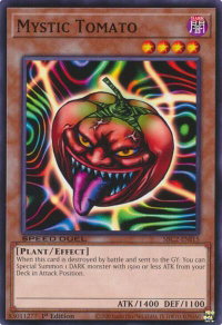 Mystic Tomato - Speed Duel: Battle City Finals (SBC2) #SBC2-ENI15 - Common / Short Print YuGiOh Trading Card