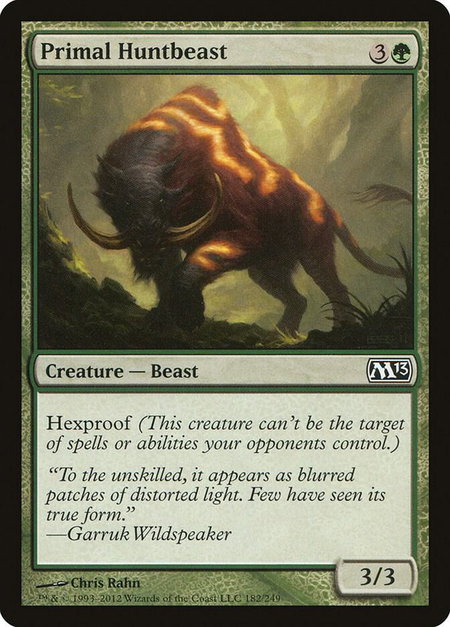 Primal Huntbeast - Magic 2013 (M13) Magic: The Gathering trading card