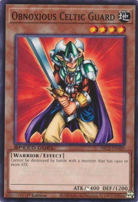 Obnoxious Celtic Guard - Speed Duel: Battle City Finals (SBC2) #SBC2-ENA09 - Common / Short Print YuGiOh Trading Card