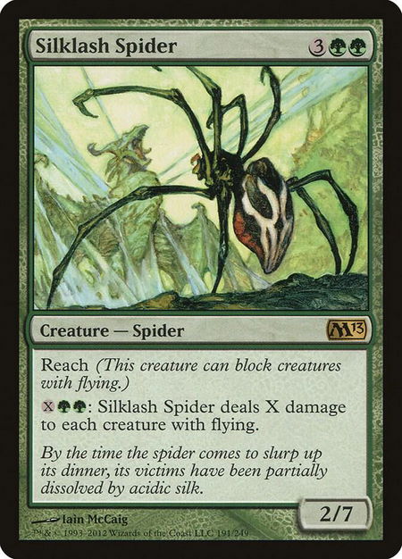 Silklash Spider - Magic 2013 (M13) Magic: The Gathering trading card