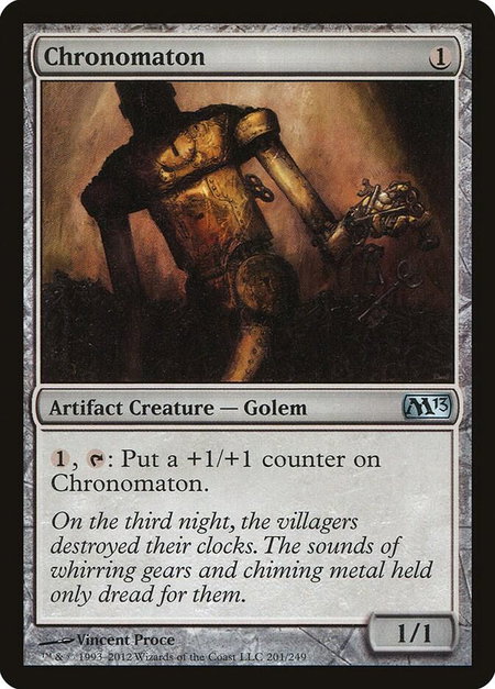 Chronomaton - Magic 2013 (M13) Magic: The Gathering trading card