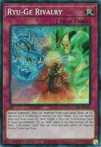Ryu-Ge Rivalry (SR) - Crossover Breakers (CRBR) #CRBR-EN040 - Super Rare YuGiOh Trading Card