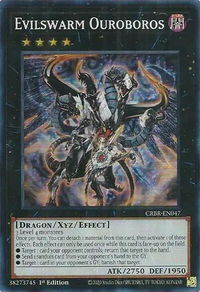 Evilswarm Ouroboros (SR) - Crossover Breakers (CRBR) #CRBR-EN047 - Super Rare YuGiOh Trading Card