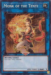 Monk of the Tenyi (SR) - Crossover Breakers (CRBR) #CRBR-EN056 - Super Rare YuGiOh Trading Card