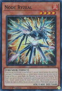 Node Ryzeal (SR) - Crossover Breakers (CRBR) #CRBR-EN002 - Super Rare YuGiOh Trading Card