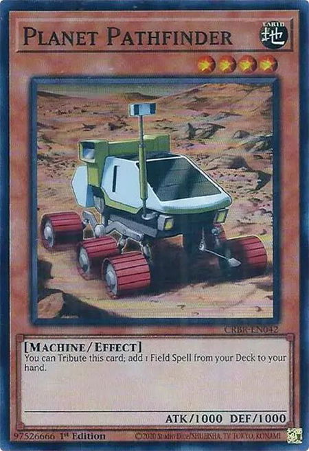 Planet Pathfinder (SR) - Crossover Breakers YuGiOh trading card