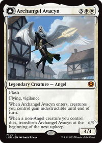 Archangel Avacyn - Innistrad Remastered (INR) #11 - Mythic Magic: The Gathering Trading Card