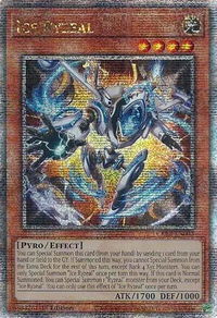 Ice Ryzeal (Quarter Century Secret Rare) - Crossover Breakers (CRBR) #CRBR-EN003 - Quarter Century Secret Rare YuGiOh Trading Card