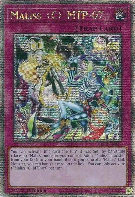 Maliss C MTP-07 (Quarter Century Secret Rare) - Crossover Breakers YuGiOh trading card