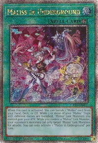 Maliss in Underground (Quarter Century Secret Rare) - Crossover Breakers (CRBR) #CRBR-EN021 - Quarter Century Secret Rare YuGiOh Trading Card