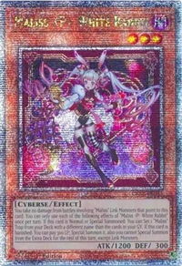 Maliss P White Rabbit (Quarter Century Secret Rare) - Crossover Breakers (CRBR) #CRBR-EN015 - Quarter Century Secret Rare YuGiOh Trading Card