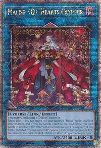 Maliss Q Hearts Crypter (Quarter Century Secret Rare) - Crossover Breakers (CRBR) #CRBR-EN020 - Quarter Century Secret Rare YuGiOh Trading Card