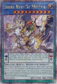 Sosei Ryu-Ge Mistva (Quarter Century Secret Rare) - Crossover Breakers (CRBR) #CRBR-EN034 - Quarter Century Secret Rare YuGiOh Trading Card