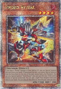 Sword Ryzeal (Quarter Century Secret Rare) - Crossover Breakers (CRBR) #CRBR-EN001 - Quarter Century Secret Rare YuGiOh Trading Card