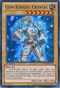 Gem-Knight Crystal - Hidden Arsenal 6: Omega Xyz (HA06) #HA06-EN001 - Super Rare YuGiOh Trading Card