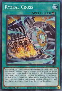 Ryzeal Cross (CR) - Crossover Breakers (CRBR) #CRBR-EN009 - Collector's Rare YuGiOh Trading Card
