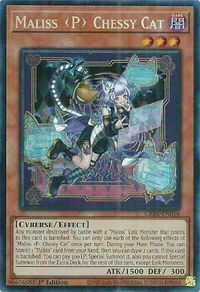 Maliss P Chessy Cat (CR) - Crossover Breakers (CRBR) #CRBR-EN016 - Collector's Rare YuGiOh Trading Card
