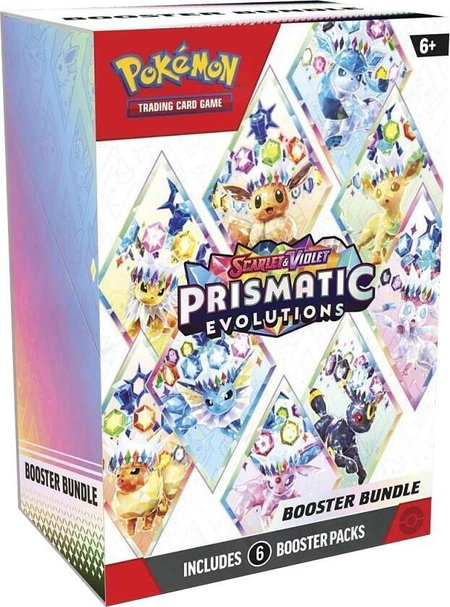 Prismatic Evolutions Booster Bundle trading card from SV: Prismatic Evolutions Prismatic Evolutions Booster Bundle - SV: Prismatic Evolutions Pokémon trading card