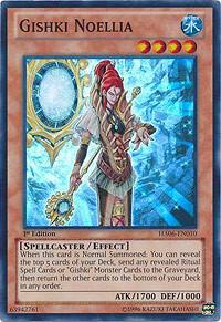 Gishki Noellia - Hidden Arsenal 6: Omega Xyz YuGiOh trading card
