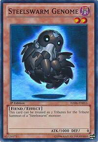 Steelswarm Genome - Hidden Arsenal 6: Omega Xyz (HA06) #HA06-EN013 - Super Rare YuGiOh Trading Card